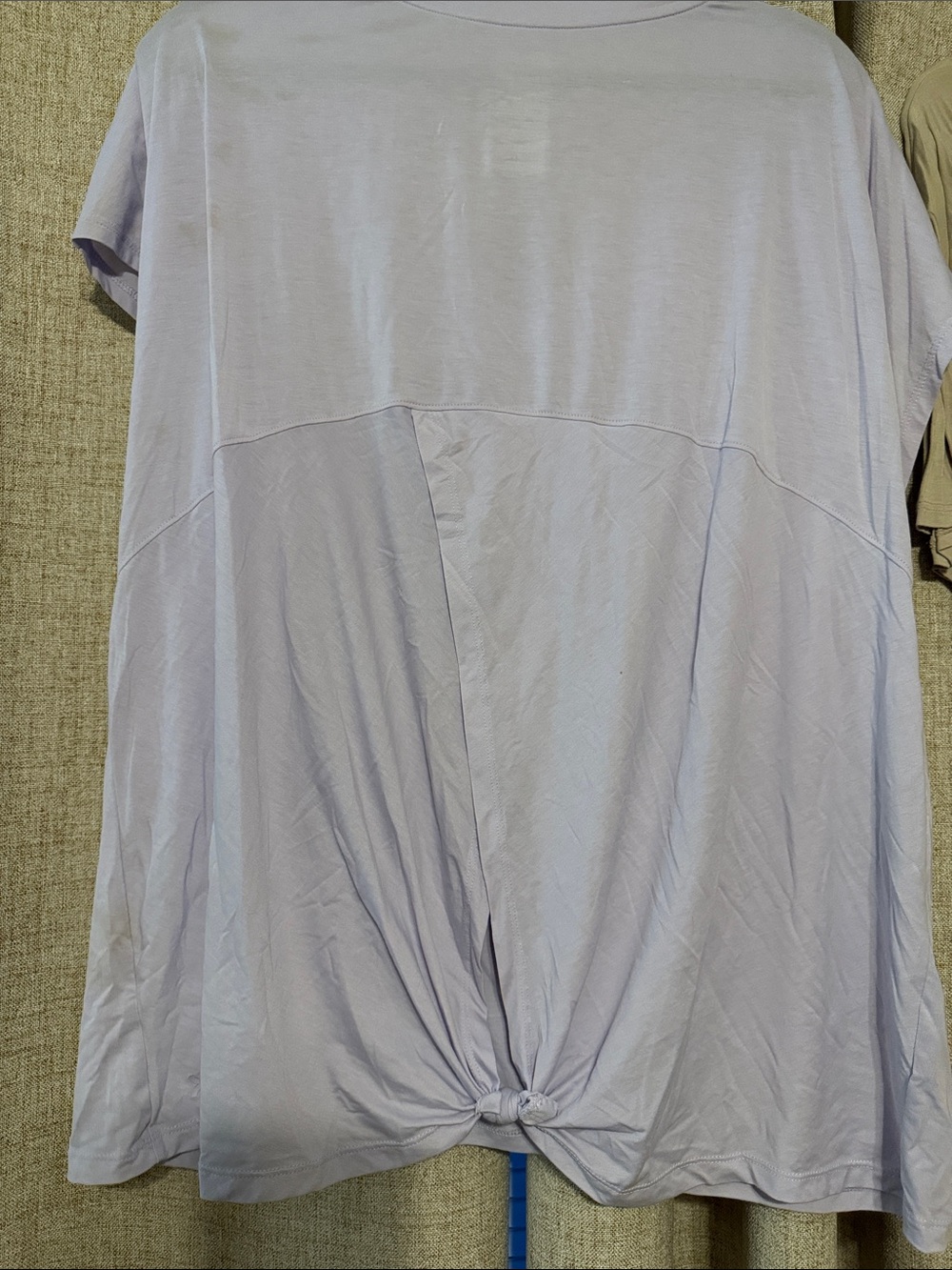 All in Motion V-Neck Short Sleeve Shirt - Light Lavender 2X - Picture 3 of 3